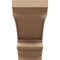 Ekena Millwork 10"W x 30"D x 20"H Classic Diane Rough Cedar Woodgrain TimberThane Corbel, Primed Tan CORUR10X30X20DIARCPR - alternate 3